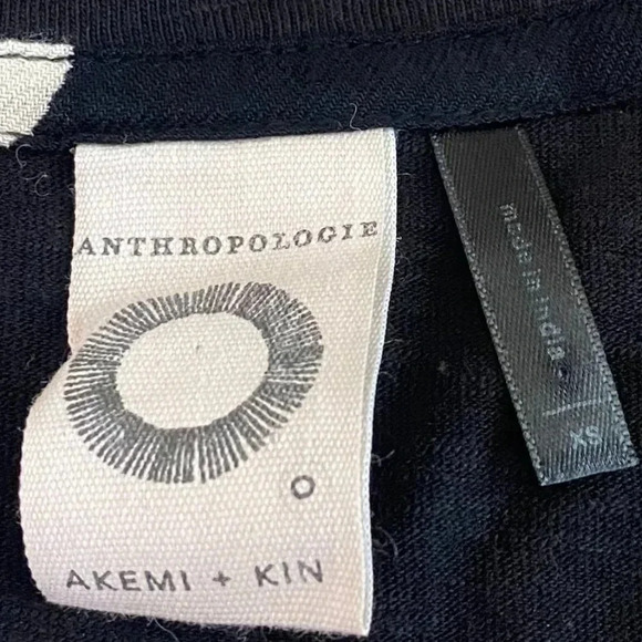 Anthropologie Akemi + Kin Sherburne Polka Dot Shirt Blouse Top Size XS Women's - Picture 6 of 7